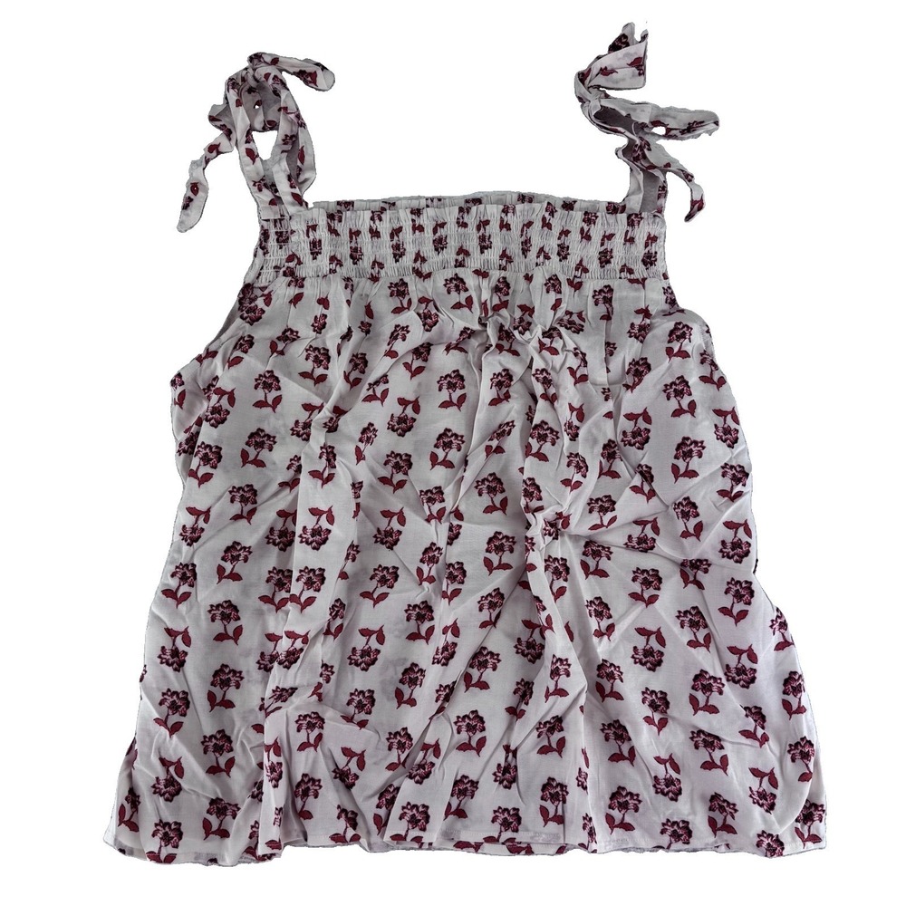Candace Cameron Bure Top Size 3X‎ Floral Print Tie Straps